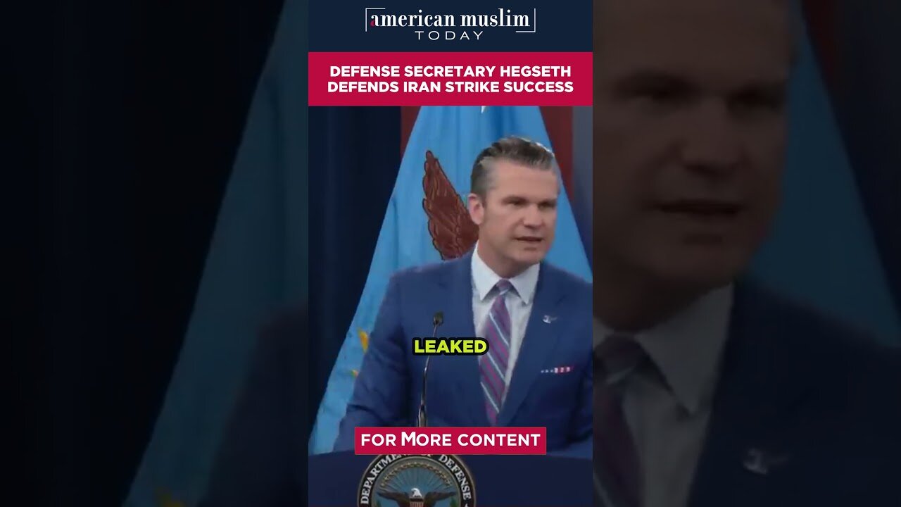 Defense Secretary Hegseth defends Iran strike success.