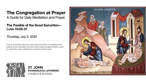 The Parable of the Good Samaritan—Luke 10:25-37