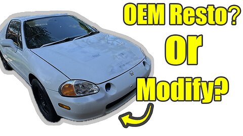 Should I OEM Restore or Modify My Del Sol?
