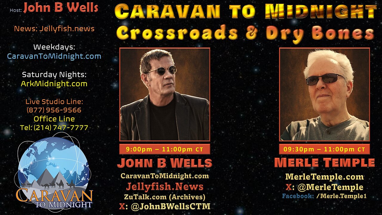 Crossroads & Dry Bones - John B Wells LIVE