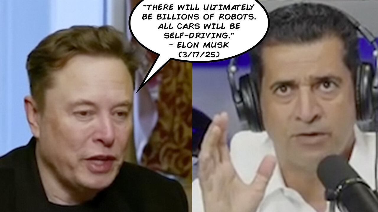 Elon Musk | "You Have to Watch This. Watch This Part Here With Elon Musk. I Want You to Watch Every Word." - Patrick Bet-David | "There Will Ultimately Be Billions of Robots. All Cars Will Be Self-Driving." - Elon Musk (3/17/25)