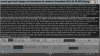 Eisenhower Continued Theft Or 5 Eyes Tampering With Financial Transactions Evidence Short!