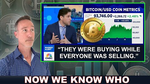WOW. WHILE RETAIL WAS SELLING, THEY WERE BUYING BITCOIN. THIS IS HUGE!