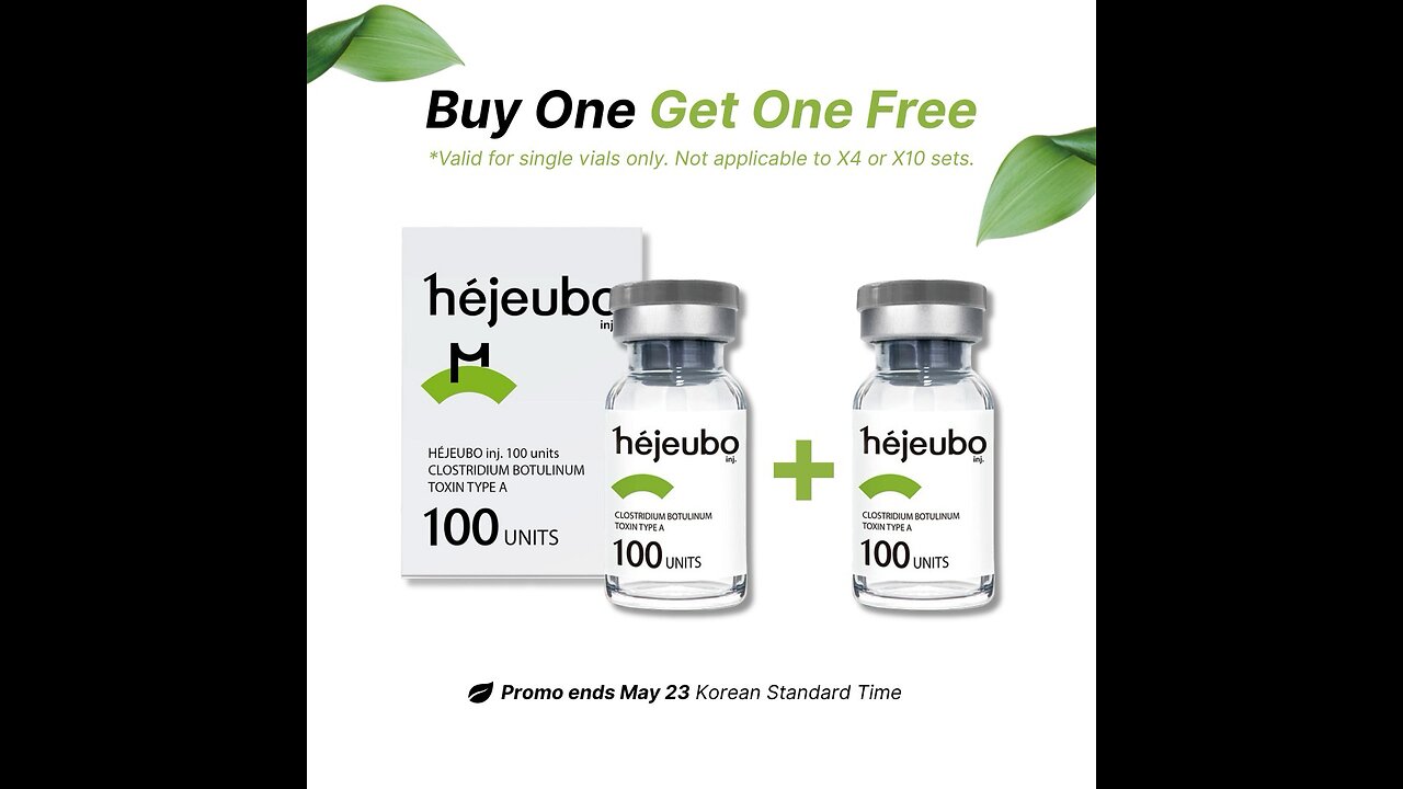 Hejeubo 100 units 💗Sale Meamoshop Code Lois 🙌💗#botox #beauty