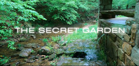 Secret Garden Meditation ASMR Soft Spoken Nature Birds Rain Rolling Thunder to Relax Sleep Dream