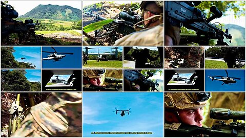 U.S. Marines Execute Intense Helicopter Raid on Camp Schwab in Japan