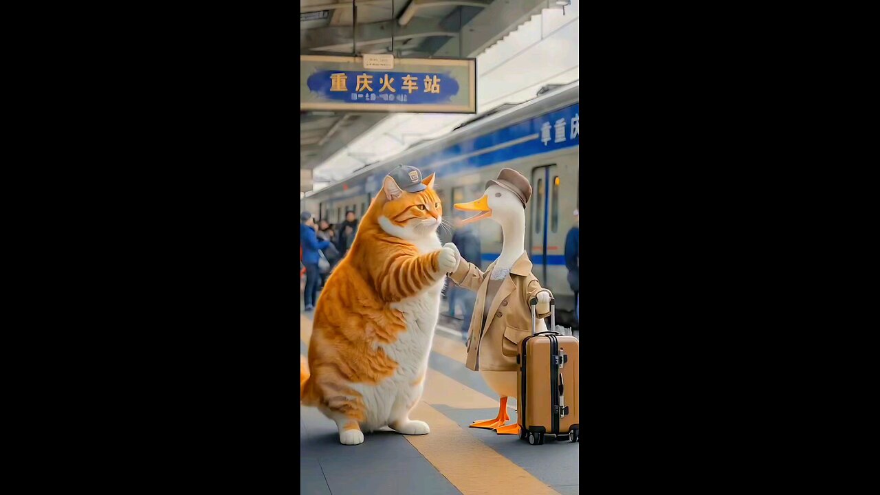ai cat and duck