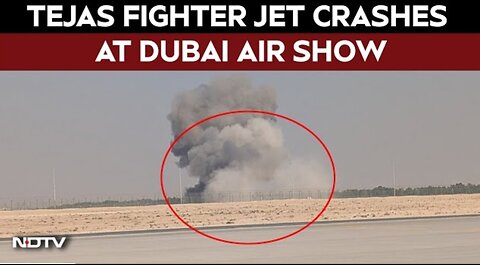 Indian Fighter Jet Tejas Crash News | Tejas Fighter Jet Crashes At Dubai Air Show