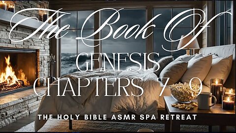 The Book of Genesis - Chapters 7 - 9 - The Holy Bible ASMR Spa Retreat