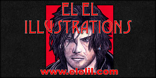 Drawing Clive from Final Fantasy 16 in Pastel