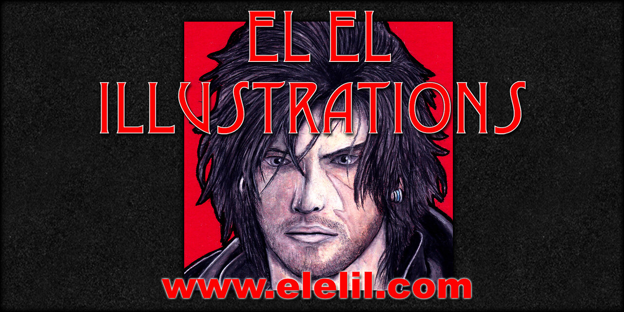 Drawing Clive from Final Fantasy 16 in Pastel