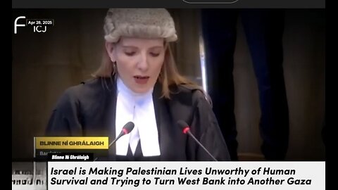 Blinne Ní Ghrálaigh Exposes Israel Genocide in Gaza at International Court of Justice