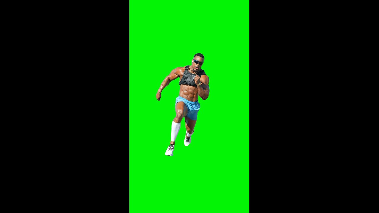 Ashton Hall Running | Green Screen