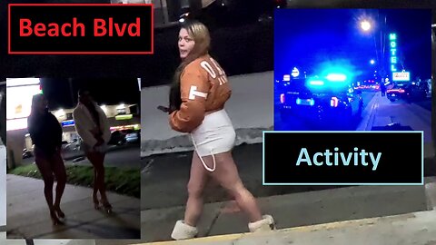 Beach Blvd, Orange County, California, Saturday Night Activity