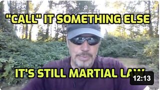 THE "ACTOR(S)" WILL NOT CALL IT "MARTIAL LAW" - BUT IT IS