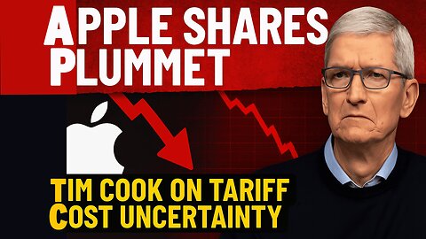 Apple Shares Plummet Tim Cook on Tariff Cost Uncertainty | NEWSDRIFT