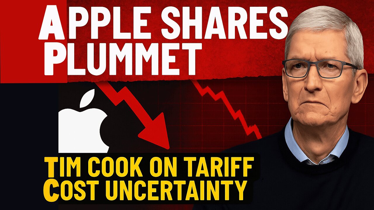 Apple Shares Plummet Tim Cook on Tariff Cost Uncertainty | NEWSDRIFT