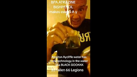 Newton Aycliffe water has black goo nanotey