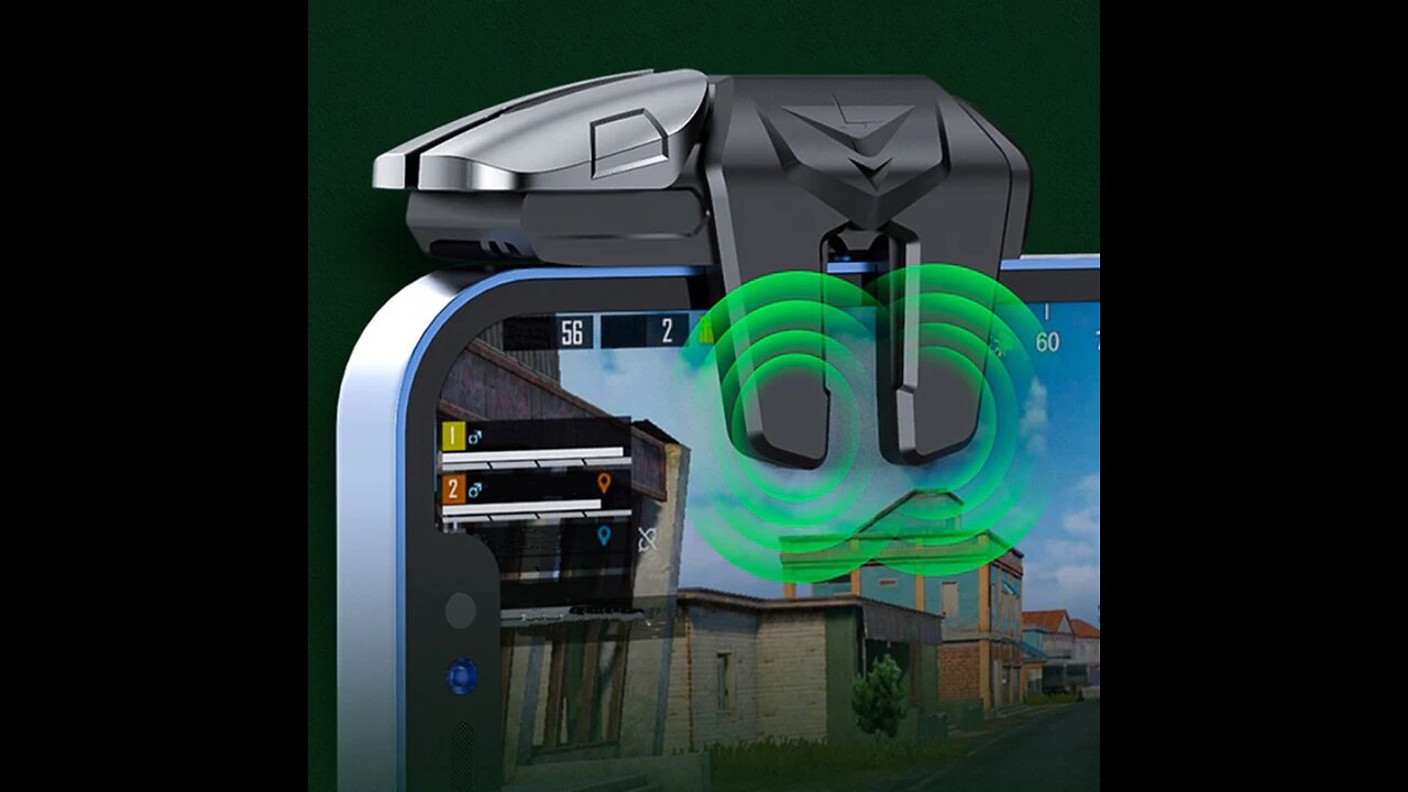 High-Frequency Auto Click Mobile Gaming Controllers, with 30 Shots_s, for All Shooting Games(1 Pair)