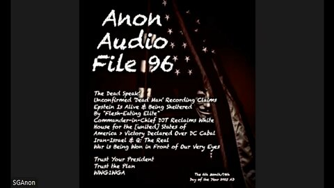 Anon Audio File 96 | Epstein Victim "Dead Man Switch": JE Still Alive | POTUS 45-47 Conquers DC | Iran-Israel War: Military Misdirection At Its Finest
