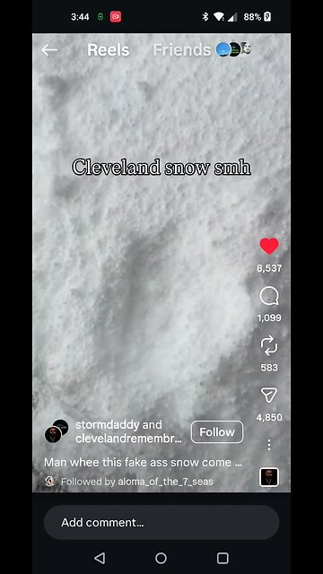 Styrofoam Snow In Ohio