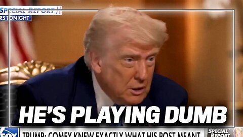 BREAKING: President Trump Blasts James Comey's Feigned Ignorance Over "8647"