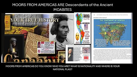 YOUR TRUE HISTORY - DOD - TELL THE MOORS WHO THEY ARE AND WHAT THE USA INC BANKERS DID TO THEM