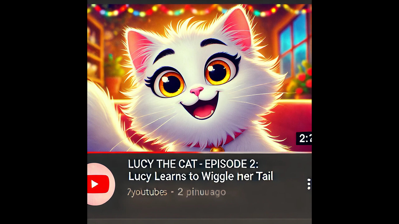 LUCY THE CAT - EPISODE 2 | LUCY LEARNS TO WIGGLE HER TAIL 4K