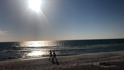 February 13, 2022 - The Gulf of Mexico at Longboat Key