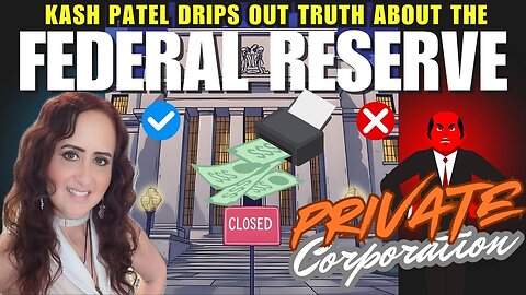 Kash Patel DRIPS OUT TRUTH About the Federal Reserve! LIVE 9PM EDT