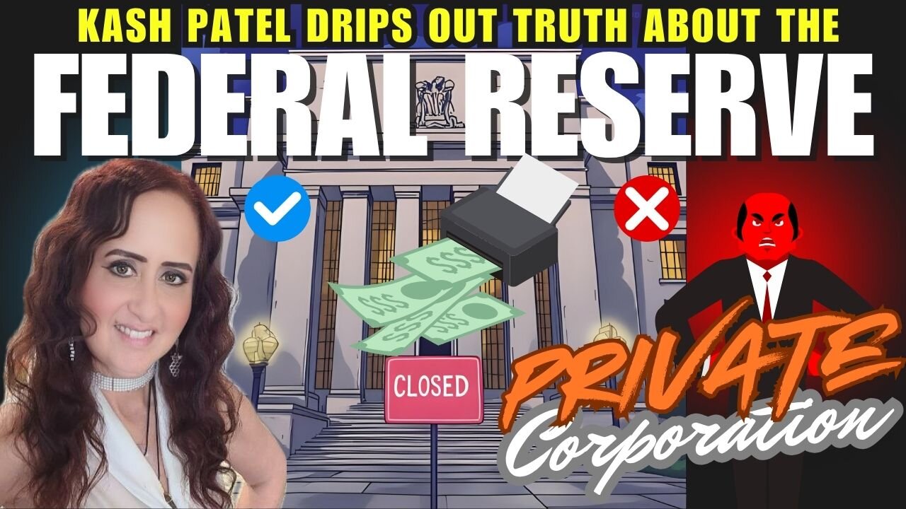 Kash Patel DRIPS OUT TRUTH About the Federal Reserve! LIVE 9PM EDT