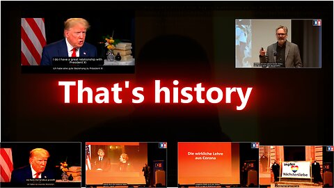 That's history..President D.J. Trump to J. Kernen in Davos . Dr. G.Frank