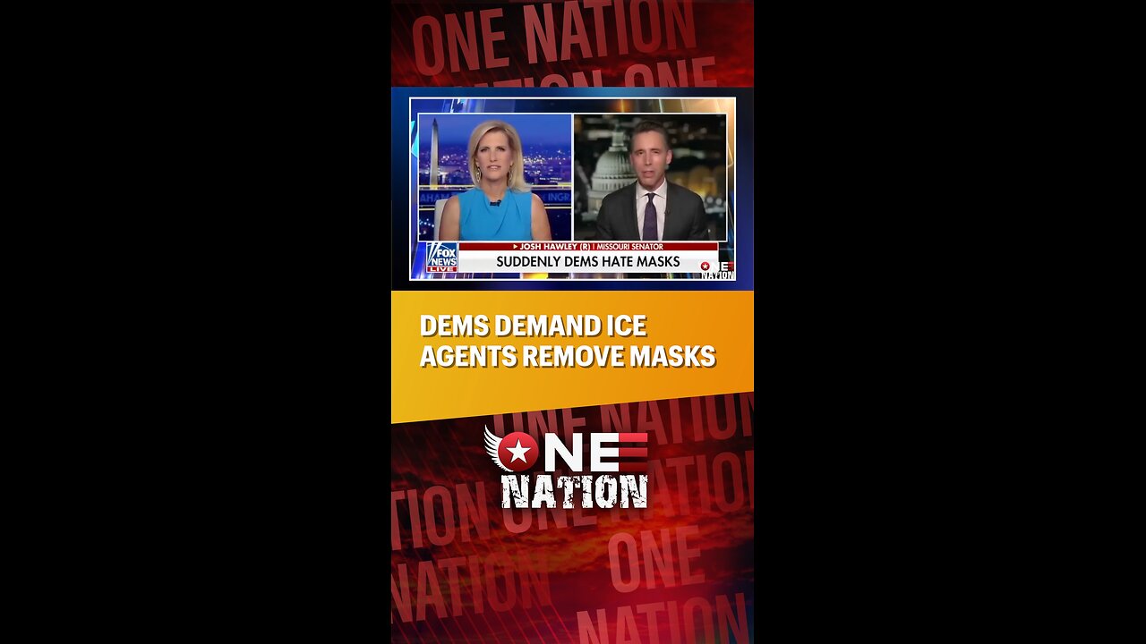 😷Democrats Demand Ice Agents Remove Masks. But They Loved Masks A Few Years Ago.