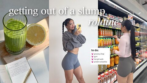 Get back into routine with me 🌱 life reset after burnout, workout, healthy habits & self discipline