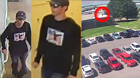 Video of the Suspected Assassin of Charlie Kirk fleeing the Campus Rooftop that he fired from 🔫