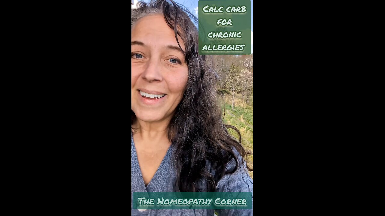 Episode 10 of the Homeopathy Corner: calc carb for chronic allergies