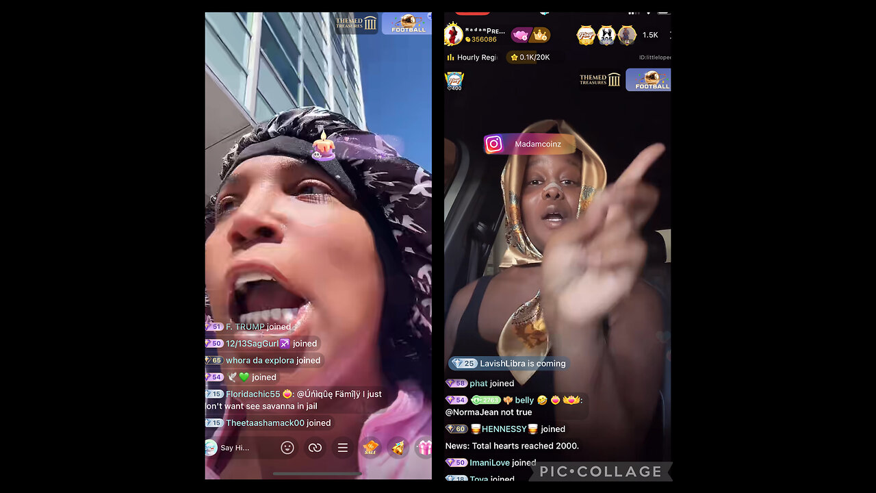 MADAM LO VS SAVANNA! BIGO LIVE