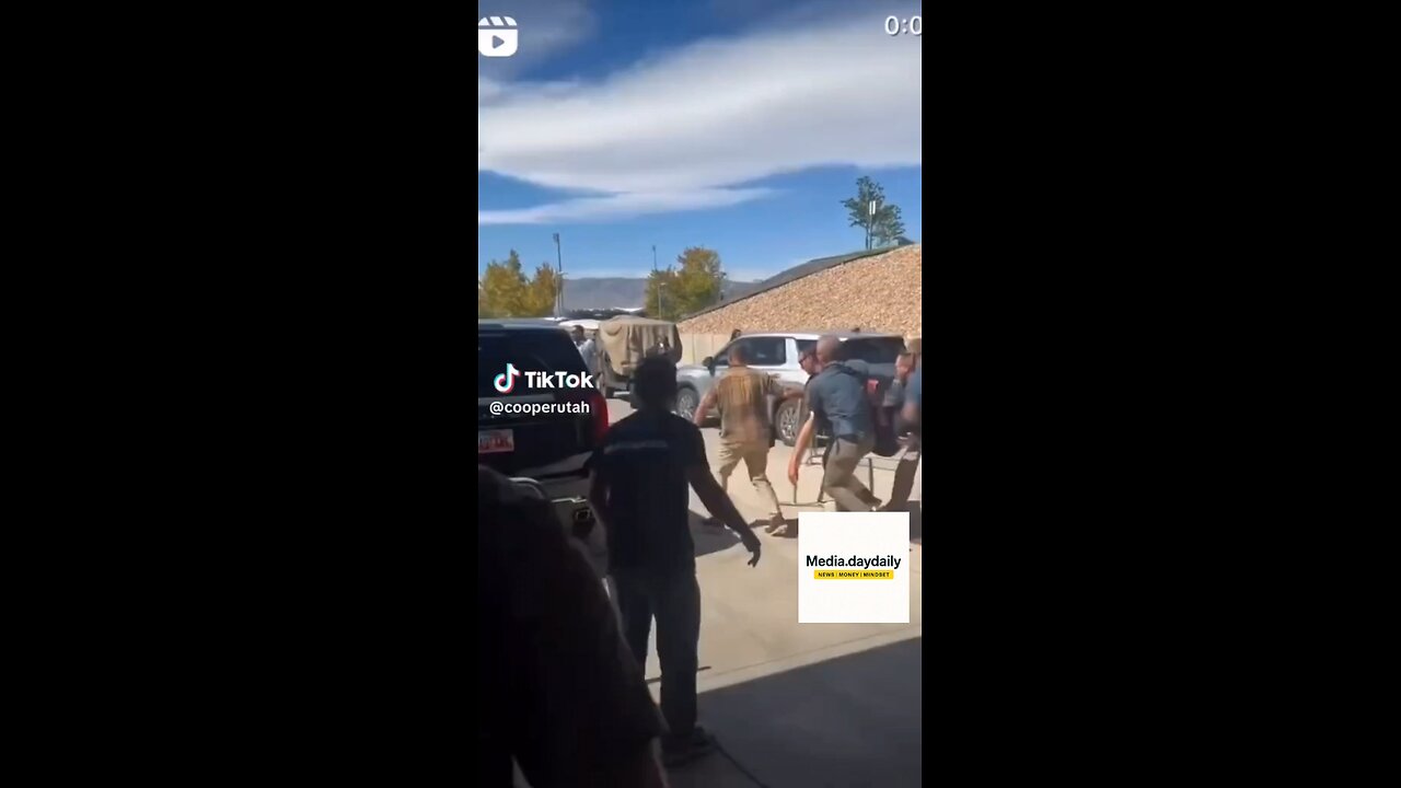 HEARTBREAKING: Charlie Kirk seen being rushed away from scene after attempted assassination