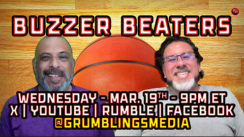 Buzzer Beaters - LIVE! - Wednesdays, 9PM ET / 6PM ET