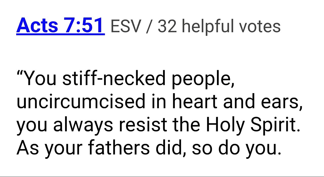 God did not uncircumcise their ears