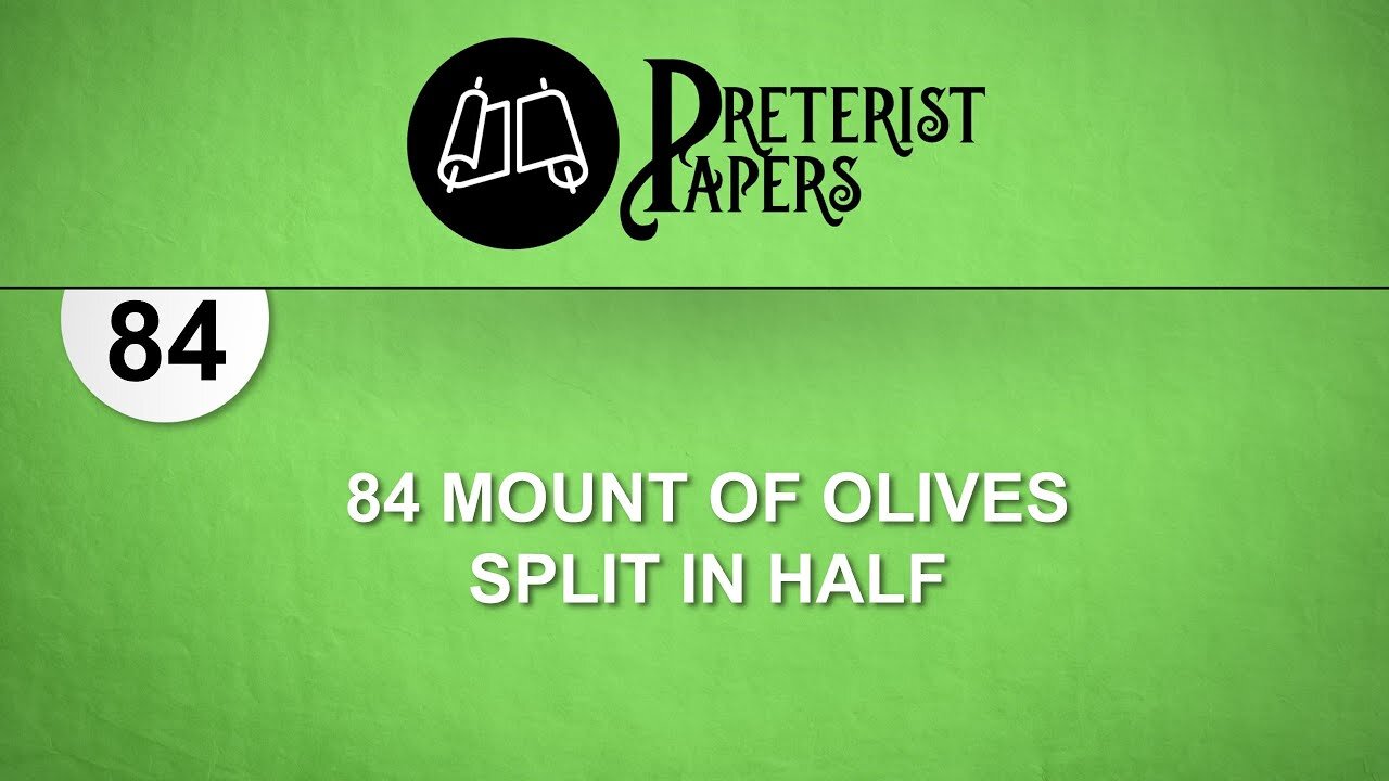 84 Mount of Olives Split in Half