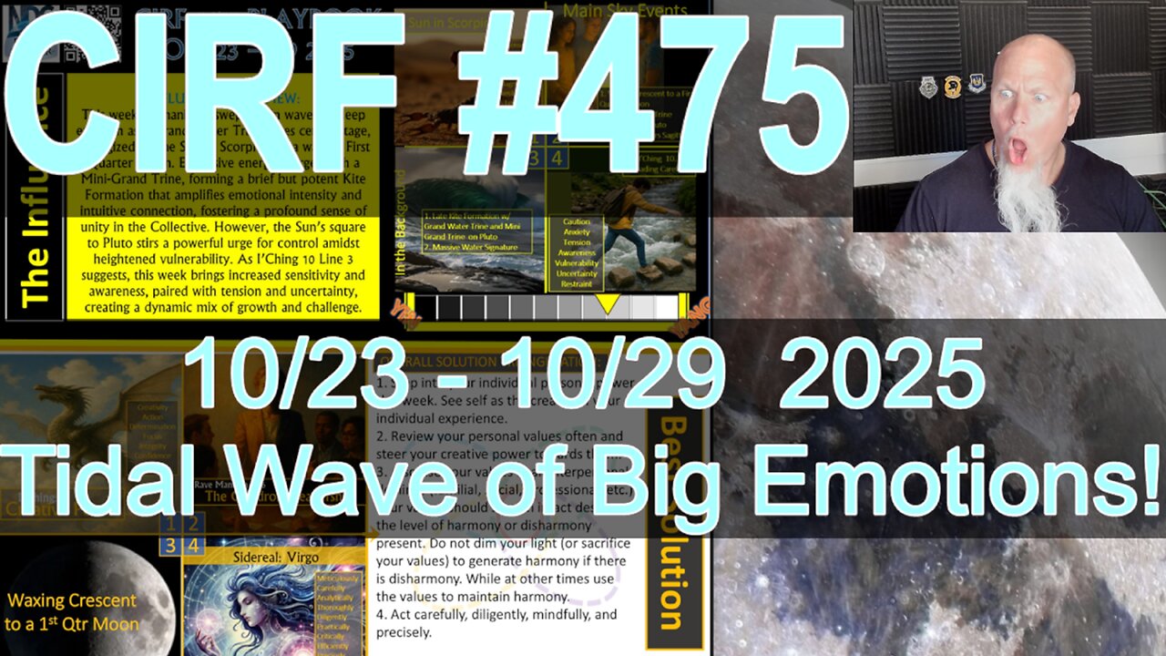 CIRF #475 Tidal Wave of Emotions! 10/23 - 10/29 2025