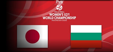 ดูวอลเลย์บอลหญิงทีมชาติไทย U21 ชิงแชมป์โลก 2025 ทีมชาติญี่ปุ่น พบ ทีมชาติบัลแกเรีย