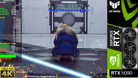 Pragmata Sketchbook Demo,Max settings, Ray Tracing, DLAA 4K | RTX 5090