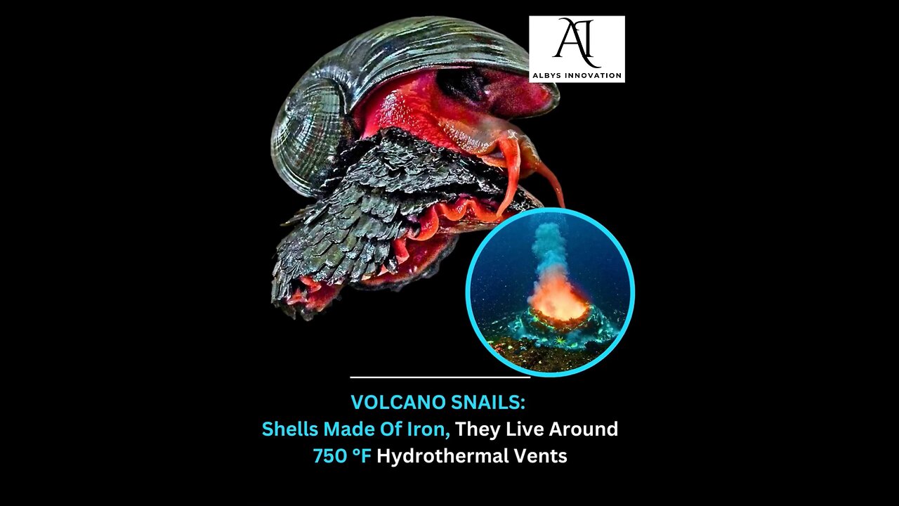 Meet the Volcano Snail: Earth’s Only Iron-Clad Mollusk Thriving in Deep-Sea Infernos #snail