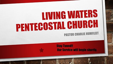 Wednesday Evening Service 5-14-25