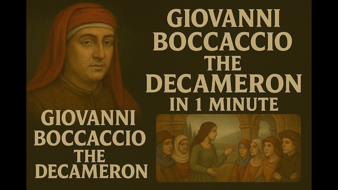 The Decameron in 1 Minute | Stories of Love, Wit, and Survival