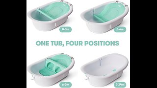 Frida Baby 4-in-1 Grow-with-Me Baby Bathtub