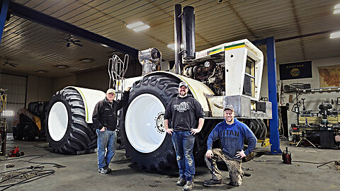 It's a MONSTER!! 🤯 Worlds Largest Ag Tires Going On!! - Monster BIG BUD