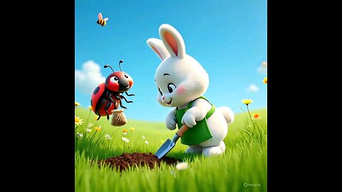 *Bunny 🐇 and Ladybug 🐞 caught gardening🌻"